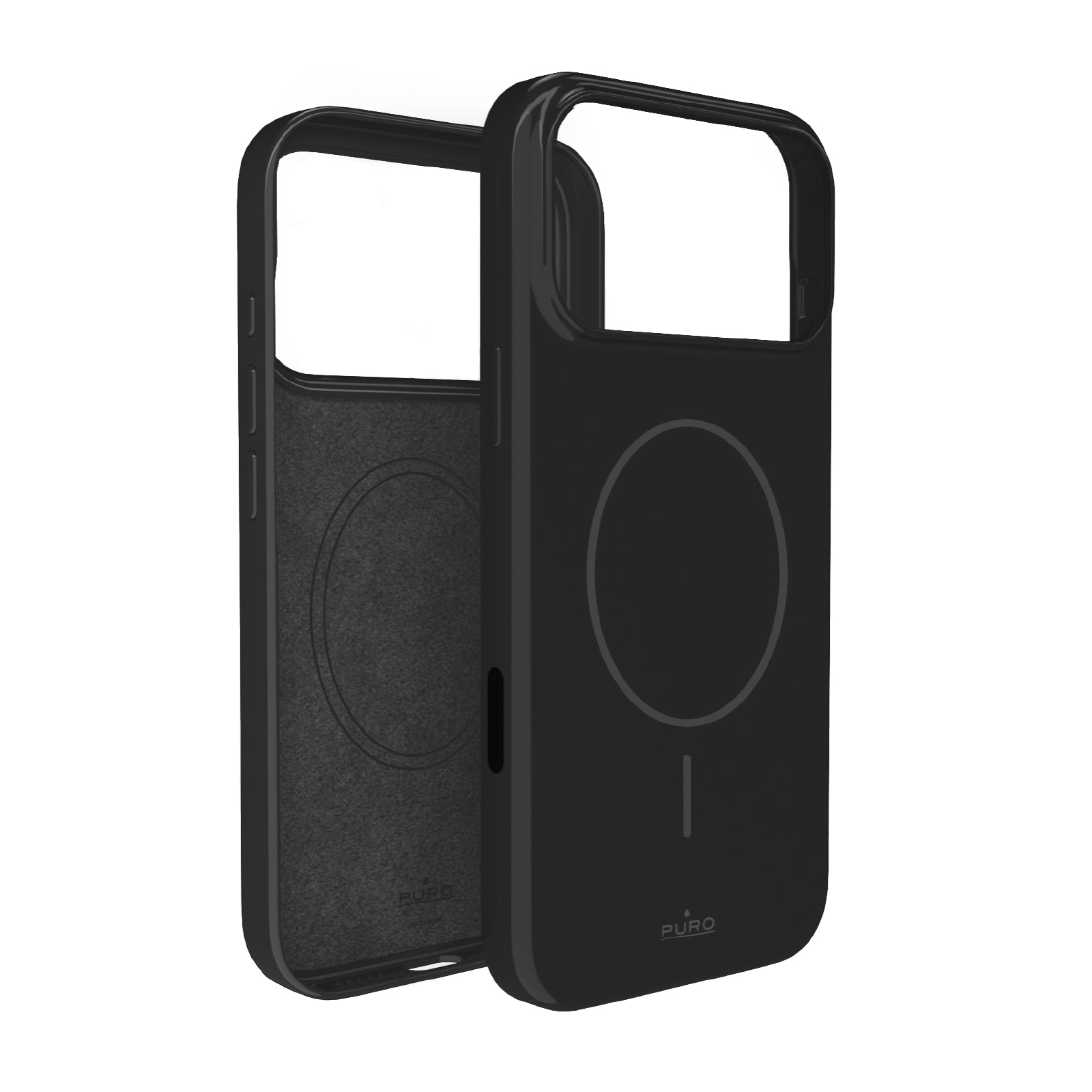 Puro Cover für Apple iPhone 17 Pro Polycarbonat kratzresistent Schwarz