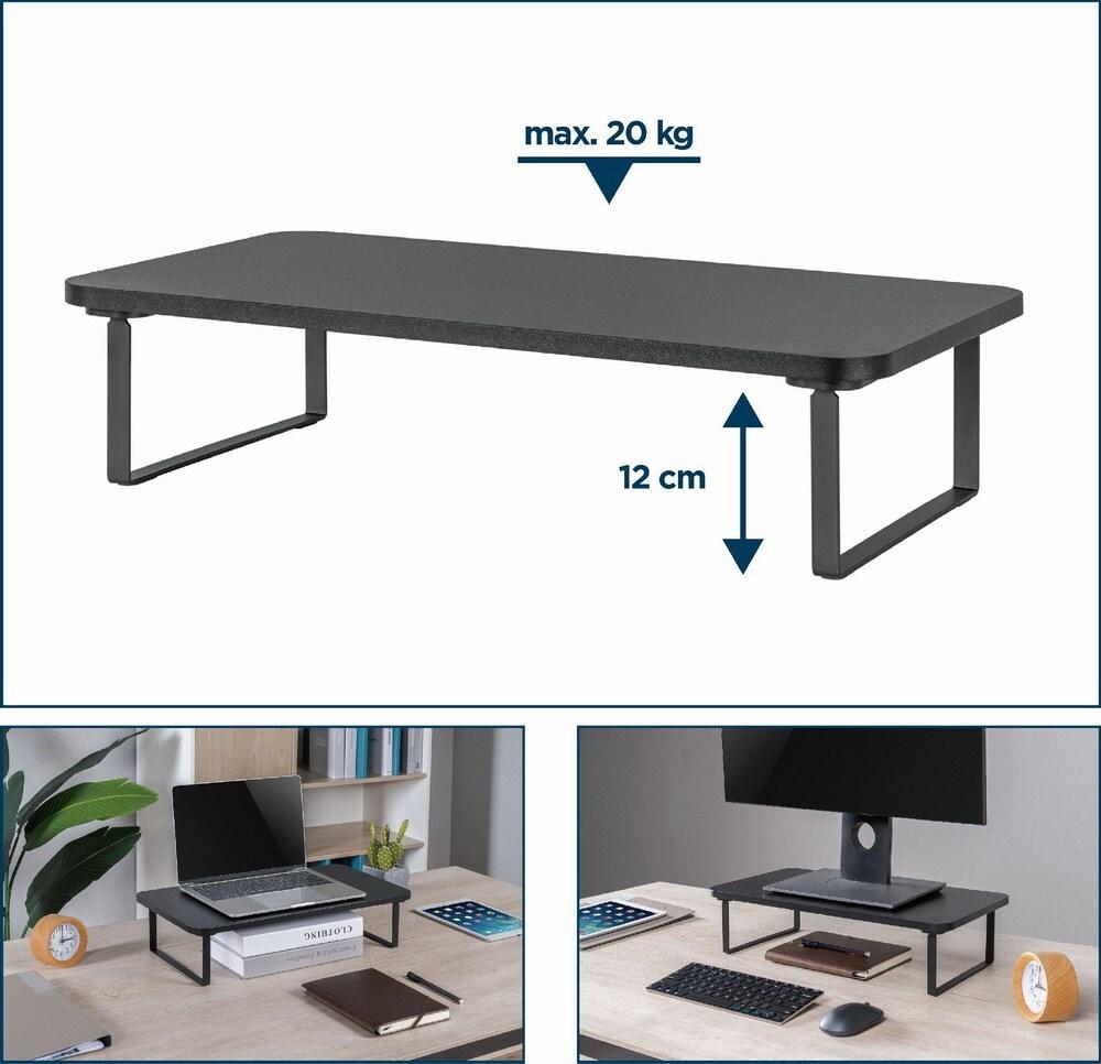 Gembird MS-TABLE-03 Flachbildschirm-Tischhalterung Tisch/Bank Schwarz (MS-TABLE-03)