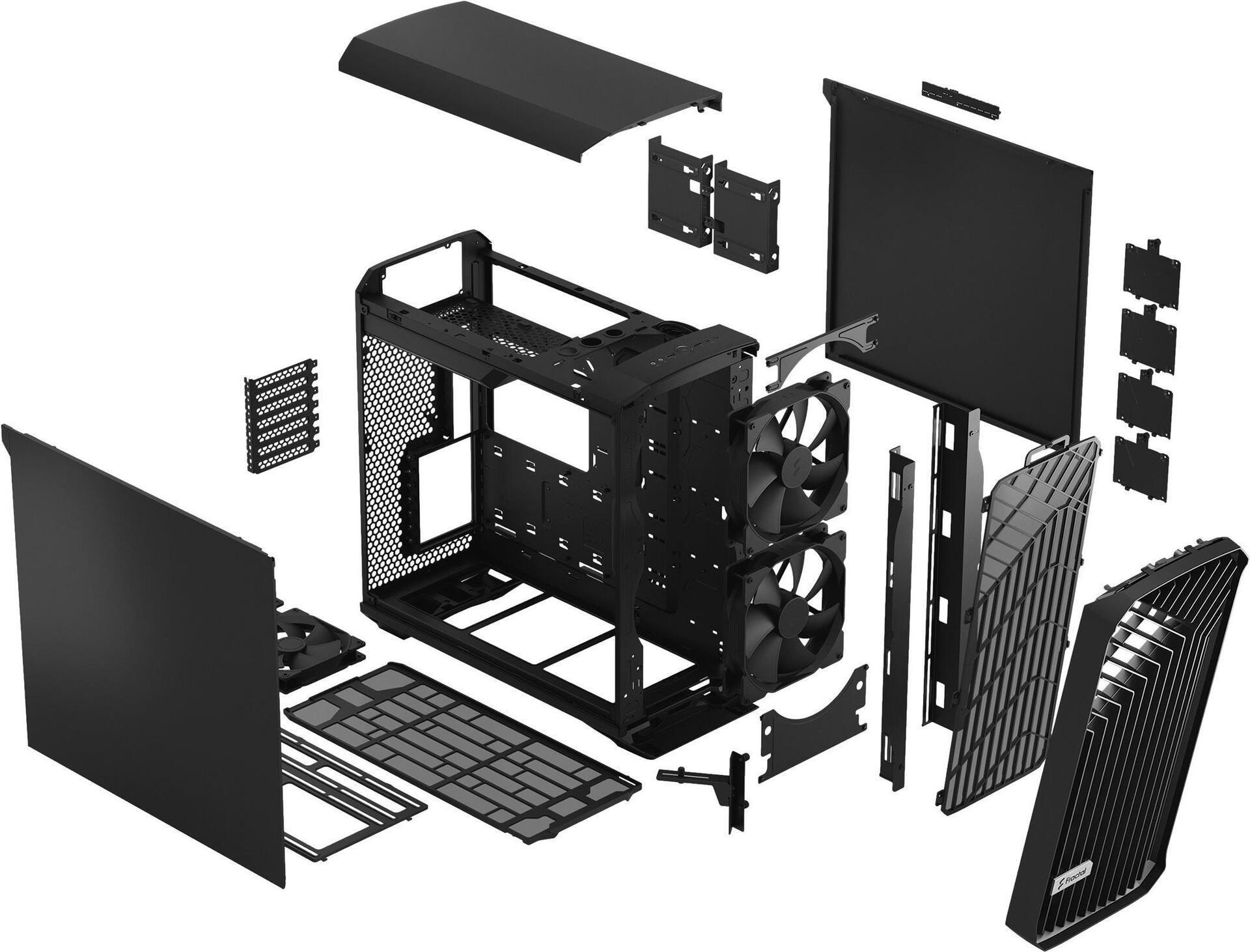 Fractal Design Torrent PC-Gehäuse Tower E-ATX Schwarz