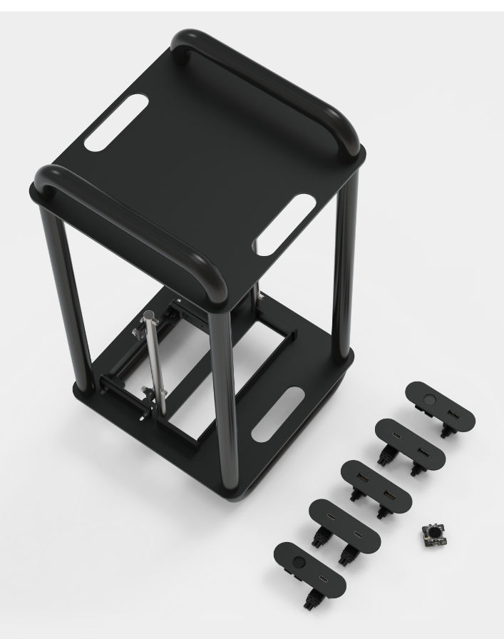 Streacom DA6 XL Mini-ITX Gehäuse Schwarz