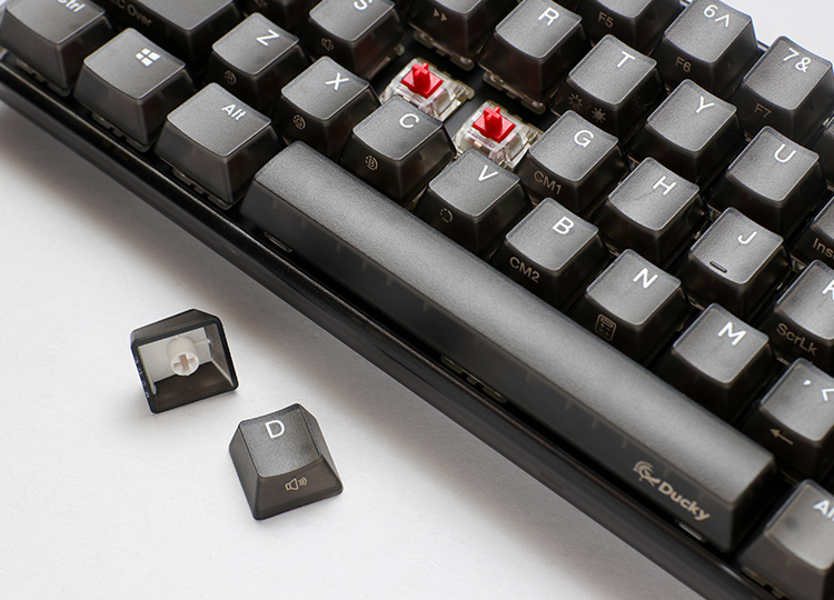 Ducky One 3 Mini Aura Black RGB LED Mechanische Tastatur MX-Red QWERTZ Schwarz