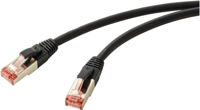 Renkforce RF-5771528 Netzwerkkabel Schwarz 2 m Cat6 S/FTP (S-STP) (RF-5771528)