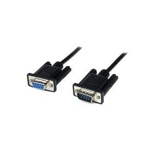 StarTech.com Seriell DB9 RS-232 Nullmodemkabel - Schwarz - St/Bu - Nullmodemk...