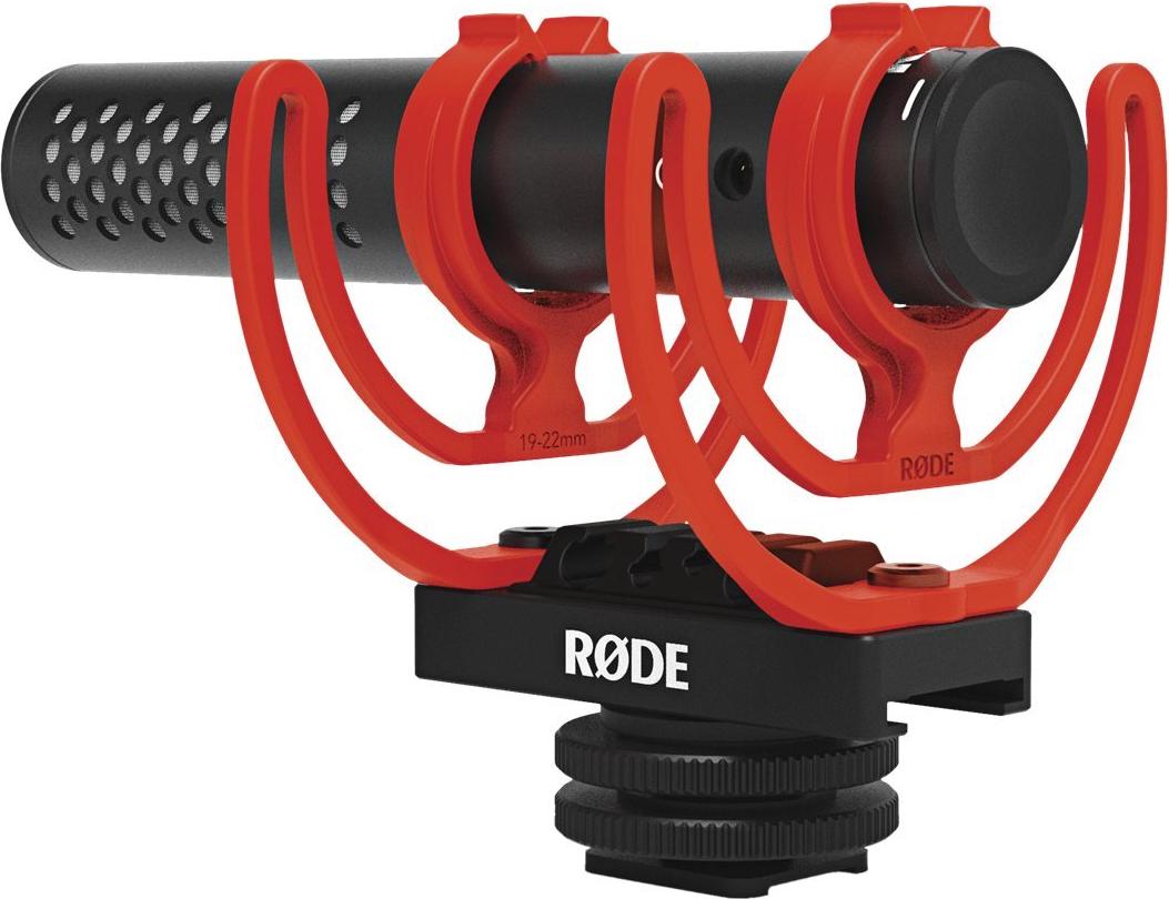 RODE VideoMic GO II HELIX Kameramikrofon 3,5 mm Klinke USB Schwarz, Rot
