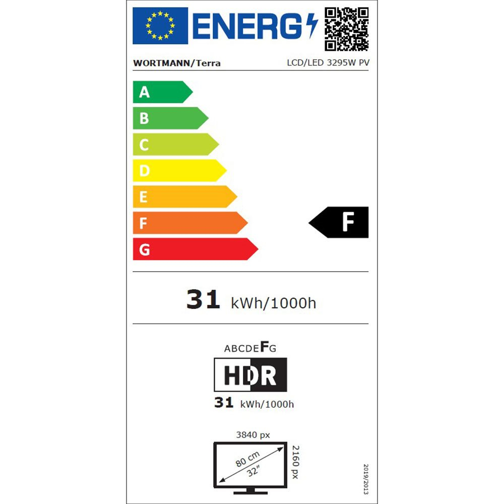 TERRA LCD/LED 3295W PV 4K USB-C/DP/HDMI - Flachbildschirm (TFT/LCD) - 31,5" [Energieklasse F] (3030234)