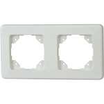 Kopp 2fach Rahmen Europa Arktis-Weiß, Matt 303213084 (303213084)