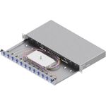 ZVK LSB1B225 LWL-Spleißgehäuse Basic 1HE 12x LC-Duplex Standard OS2 ausziehbar (LSB1B225)