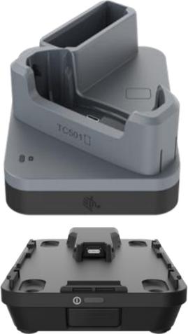 ZEBRA ETHERNET SHARECRADLE FOR ONE TC501 DEVICE AND ONE SPARE BATTE (CRD-TC5A-2SE1B)