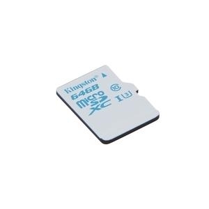 KINGSTON 64GB microSDXC UHS-I U3 Action Card Single Pack w/o Adapter (SDCAC/64GBSP)