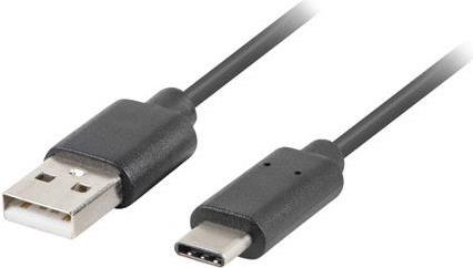 Lanberg CA-USBO-10CU-0005-BK USB Kabel 0,5 m 2.0 USB A USB C Schwarz (CA-USBO-10CU-0005-BK)