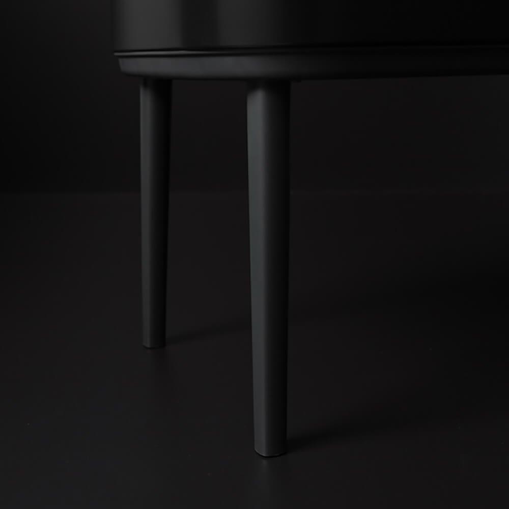 Brabantia Bo Touch Bin Mülleimer 33 l Rechteckig Edelstahl Mattschwarz