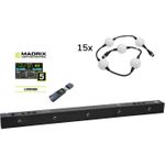 EUROLITE Set Pixel Ball 360° 15x 1m MK2 inkl. Madrix Start LED-Effekt