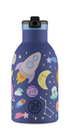 24Bottles Kids Insulated Bottle Space Friends 330 ml Dunkelblau