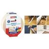 tesa Verlegeband, rückstandsfrei entfernbar, 50 mm x 5 m doppelseitiges Klebeband für alle Teppich- und PVC-Bodenbe - 1 Stück (55729-00017-00)