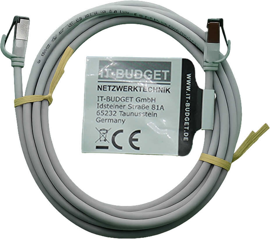 IT-BUDGET Vollkupfer Premium Patchkabel (90ITBSLIM81PK2G)