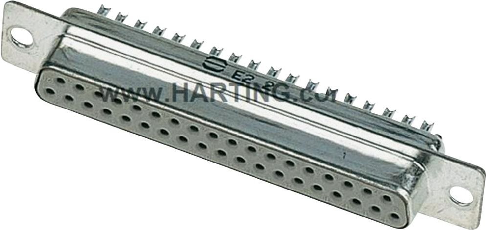 Harting D-SUB Buchsenleiste 180 ° Polzahl: 37 Lötkelch 09 67 237 4715 1 St. (09 67 237 4715)