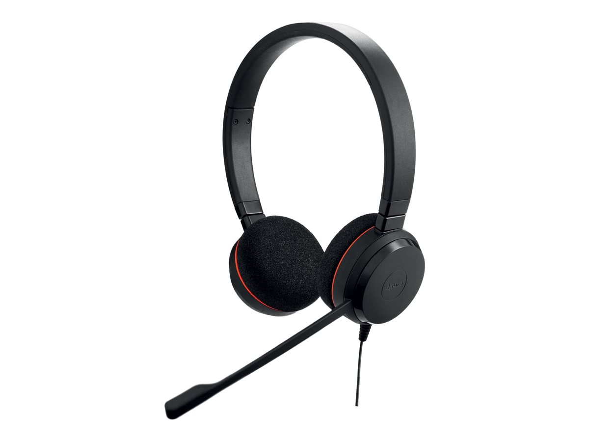Jabra Evolve 20 UC Stereo On-Ear USB Headset Schwarz