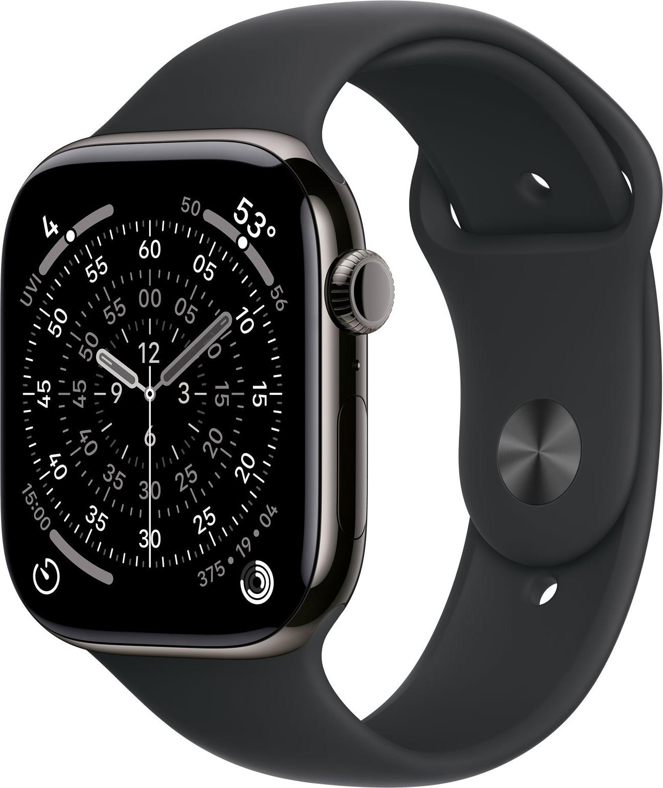 Apple Watch Series 11 (GPS + Cellular) 46 mm Schiefer-Titan Schwarz