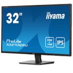 iiyama ProLite X3270QSU-B1, 80cm (31,5''), USB, Kit (USB), schwarz TFT Monitor, Widescreen, 16:9, Bildschirmdiagonale: 80 cm (31,5''), Auflösung: 2560x1440 Pixel, VESA Mount (100x100 mm), Lautsprecher, Reaktionszeit: 3ms, Helligkeit 250cd, Blickwinkel 178/178°(H/V), Kontrast: 1200:1, Anschluß: USB (Typ A, 3x), Audio, Display-Port, HDMI, inkl.: Kabel (USB, HDMI), Netzteil (intern), Netzkabel, QSG, Farbe: schwarz (X3270QSU-B1)