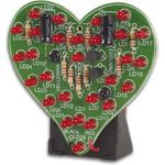 Velleman Blinkendes Herz MK101 Bausatz 9 V (MK101)
