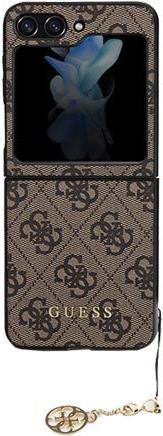 Guess 4G Charms Case für F731B Samsung Galaxy Z Flip5 - brown (GUHCZF5GF4GBR)