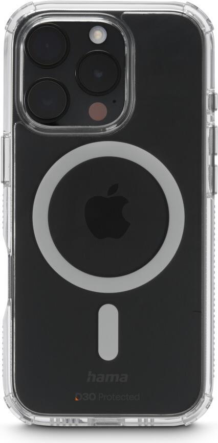 Hama Handyhülle MagCase Extreme Protect für Apple iPhone 16 Pro, durchsichtig (00123765)