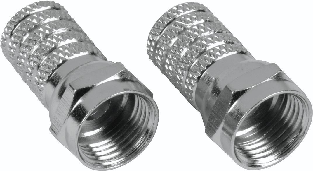 Hama F-Stecker, 5,8 mm, 2 Stück (00179407)