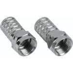 Hama F-Stecker, 5,8 mm, 2 Stück (00179407)
