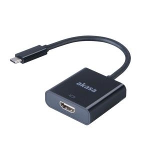Akasa AK-CBCA04-15BK USB Type-C HDMI Schwarz Kabelschnittstellen-/adapter (AK-CBCA04-15BK)