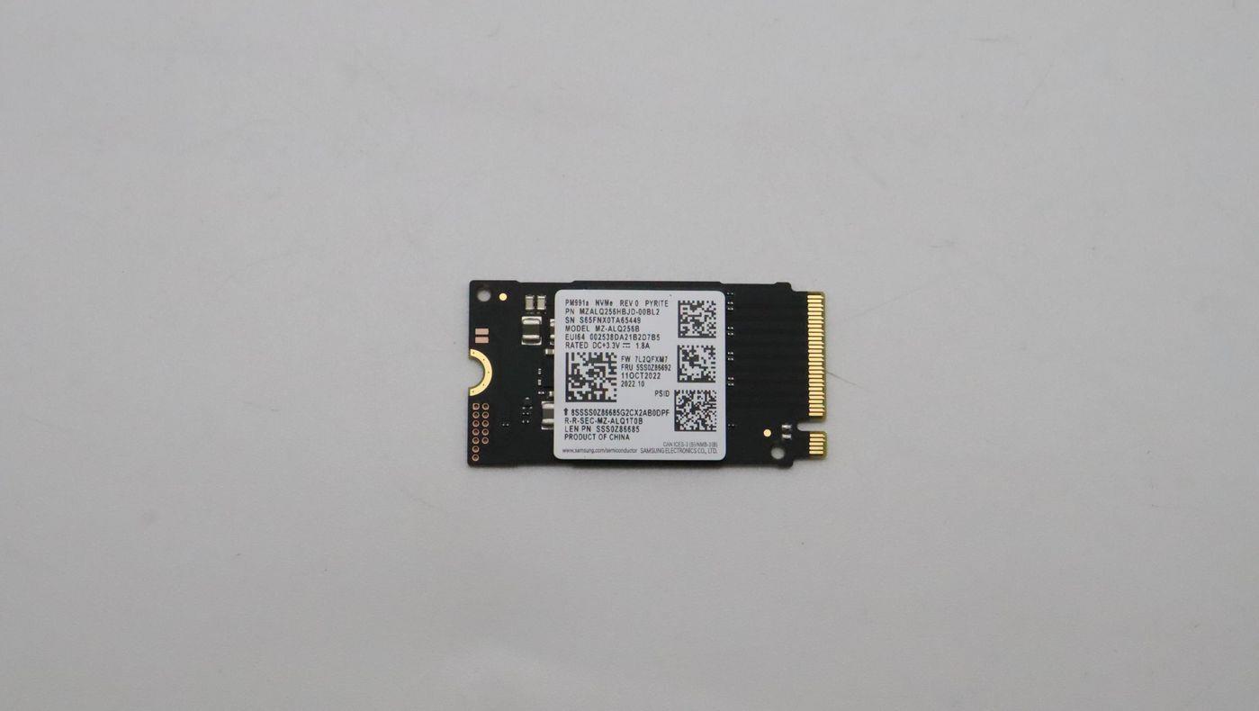 Lenovo Samsung PM991A 256GB MZALQ256HBJD-00BL2 M.2 PCIe 2242 (5SS0Z86692)