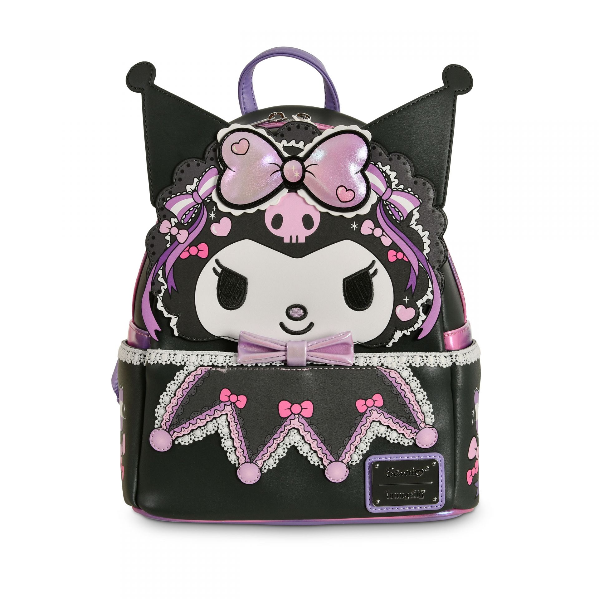 Blue Sky Studios Sanrio Kuromi Mini Rucksack KR709022 Offiziell Lizenziert