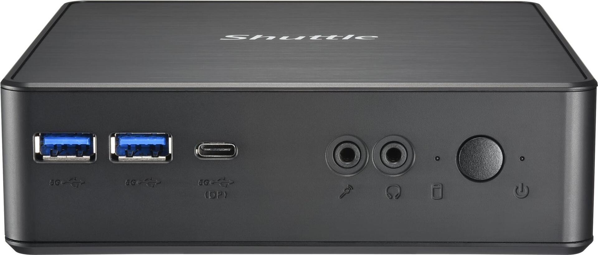 Shuttle XPC nano NC40U5 Barebone Mini-PC Intel Core i5-1235U DDR4 Schwarz