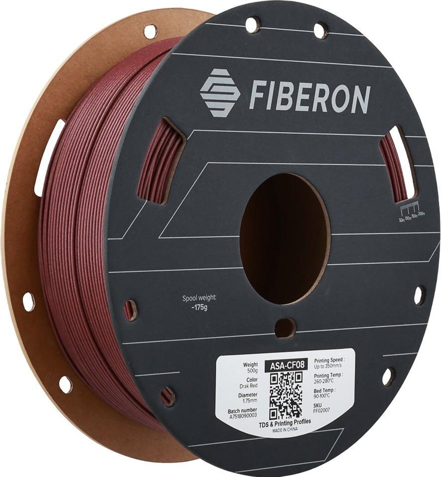 Polymaker ASA-CF08 1.75mm DARK RED 0.5kg (FF02007)