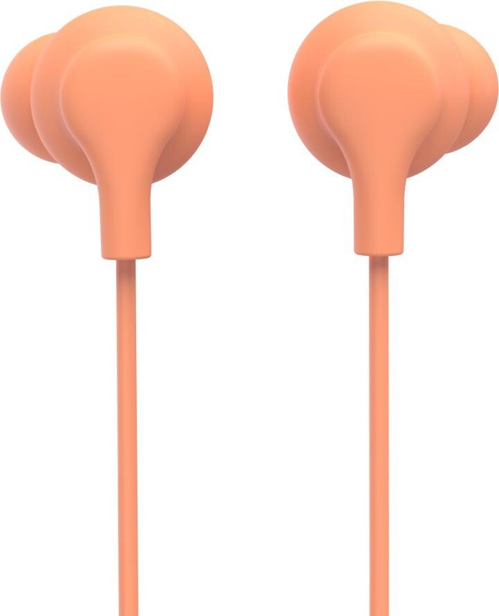 Hama Kopfhörer Curly, In-Ear, Mikrofon, Kabelknickschutz, USB-C, Orange (00221797)