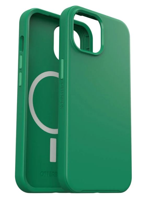 OtterBox Symmetry MagSafe Hülle für iPhone 15 Green Juice green (77-94032)