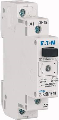 Eaton Z-R230/16-20 Installationsrelais Nennspannung: 230 V, 240 V Schaltstrom (max.): 16 A 2 Schließer 1 St. (ICS-R16A230B200)