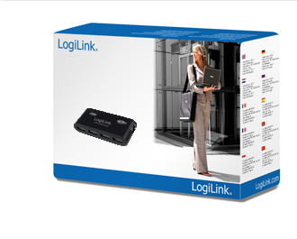 LogiLink USB 3.0 Hub 4-Port 5 Gbit/s Schwarz
