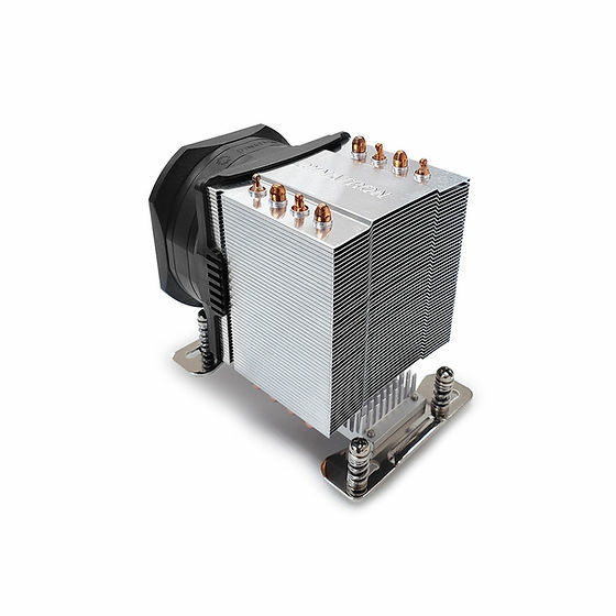 Dynatron A55 CPU-Luftkühler 80 mm PWM Schwarz, Grau