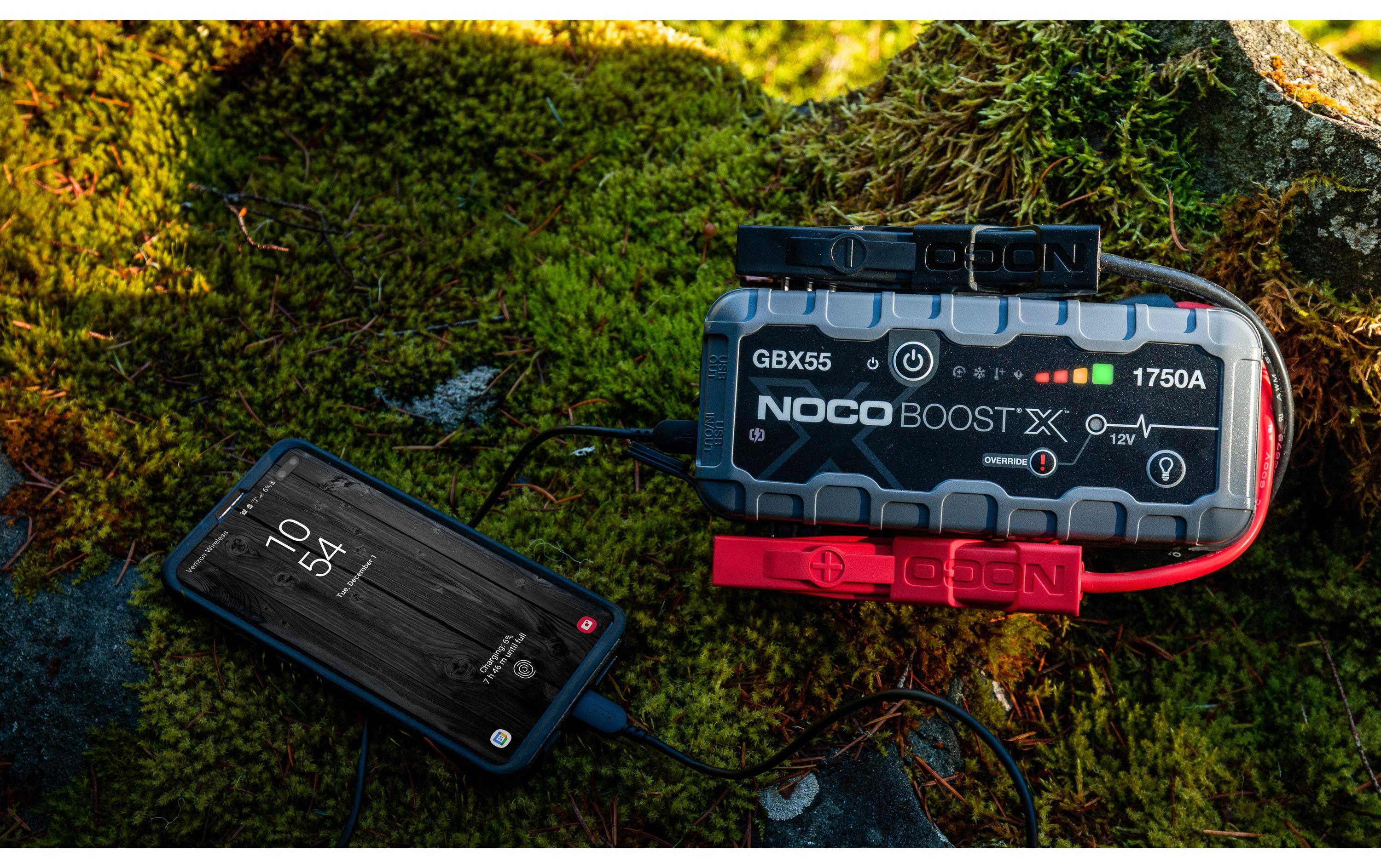 NOCO GBX55 Fahrzeugstarthilfe 1750 A 12 V Lithium-Ion Schwarz, Grau