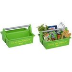 allit Tragekasten McPlus Carry "Beetrakete", grün ergonomischer Bügelgriff aus Aluminium, 2 große Fächer, - 1 Stück (8500906005)