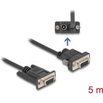 Delock Seriell Kabel RS-232 D-Sub9 Buchse zu Stromanschluss an Pin 9 5 (88219)