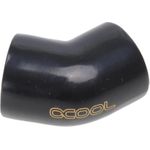 Alphacool HF L-Verbinder 45° G1/4 IG auf G1/4 IG - Deep Black (17191)