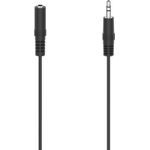 Hama Classic Line Audio-Kabel, 3,5-mm-Klinken-Stecker/Kupplung, Stereo, 2,5 m (00305029)