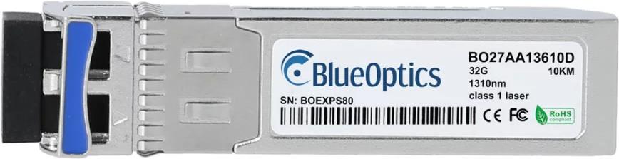 Kompatibler Dell 407-BCNZ BlueOptics BO27AA13610D SFP28 Transceiver, LC-Duplex, 32GBASE-LW, Singlemode Fiber, 1310nm, 10KM, DDM, 0°C/+70°C (407-BCNZ-BO)