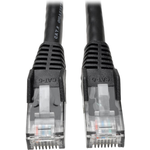 Eaton Tripp Lite Series Cat6 Gigabit Snagless Molded (UTP) Ethernet Cable (RJ45 M/M), PoE, Black, 6 ft. (1.83 m) (N201-006-BK)
