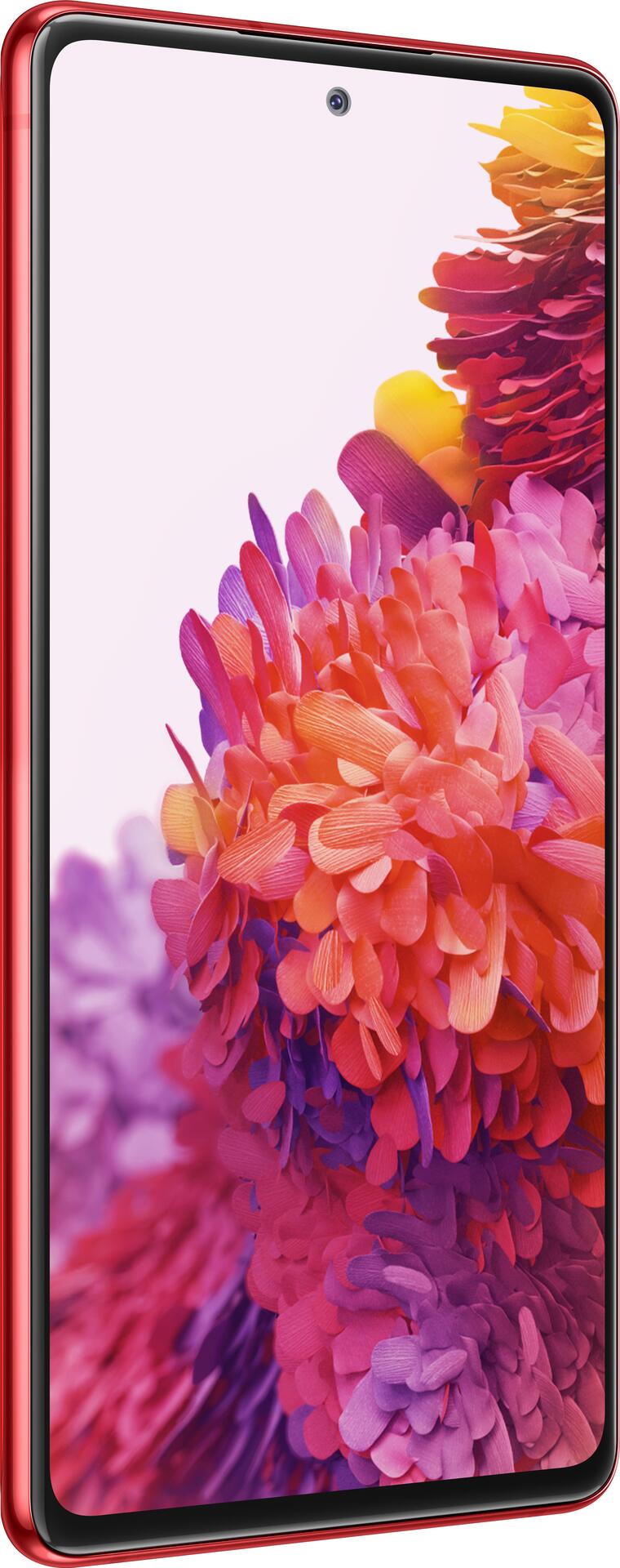 Samsung Galaxy S20 FE 5G Smartphone Dual SIM 5G NR 128 GB microSD slot GSM 6.5 2400 x 1080 Pixel (407 ppi (Pixel pro )) Super AMOLED RAM 6 GB (32 MP Vorderkamera) Triple Kamera Android Cloud Red  - Onlineshop JACOB Elektronik