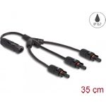 DeLOCK DL4 Solar Splitter Kabel 1 x Stecker zu 3 x Buchse 35 cm schwarz (88224)