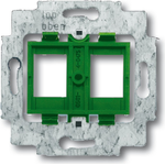 Busch Jaeger 1753-0-8048 Steckdose 2 x RJ-45 Grün (1753-0-8048)