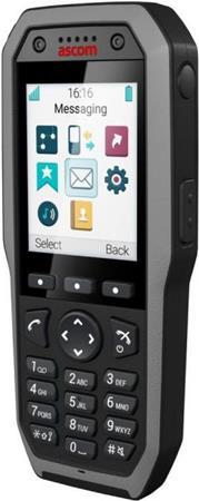 ASCOM d83 Protector - Widerstandsfähiges DECT-Handset (2.4\" LED-Display | Bluetooth | Freisprechfunktion | Vibration | IP67" schwarz (DH8-ACAA)