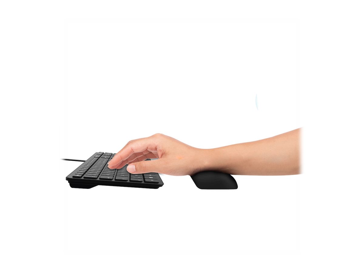 PORT Connect ERGONOMIC WRIST REST PAD Tastatur-Handgelenkauflage Schwarz